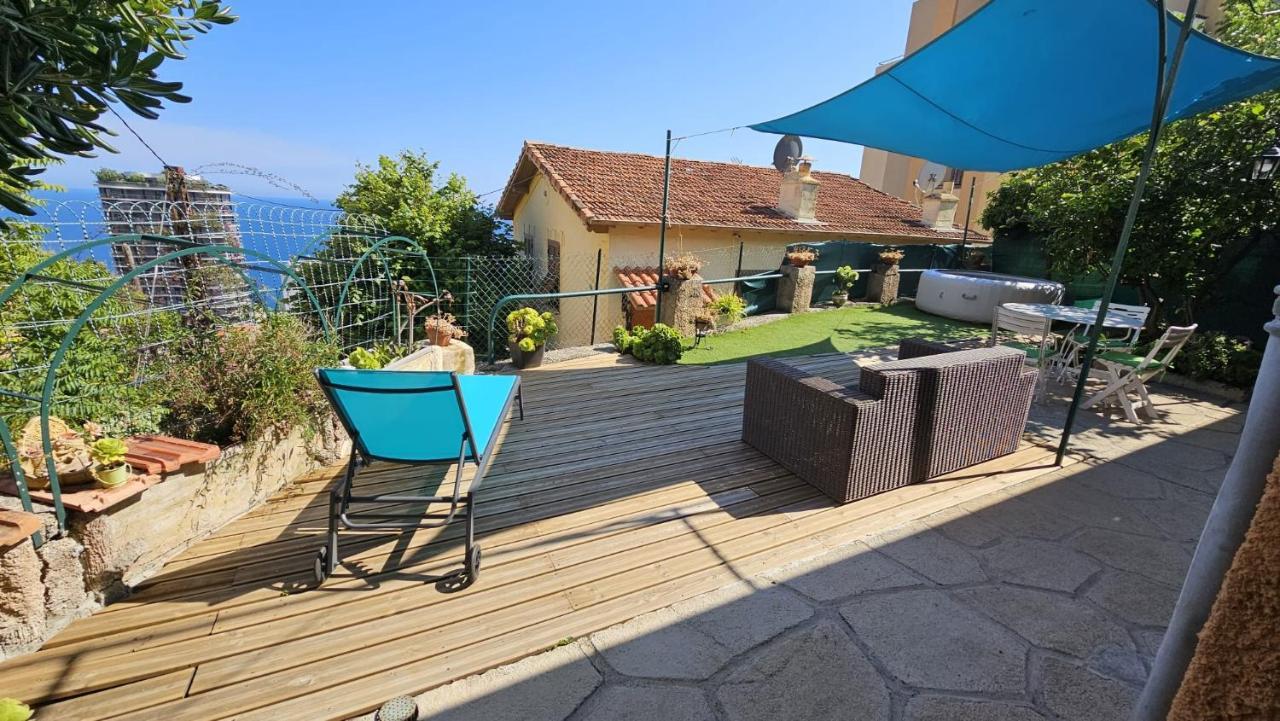 Maison Avec Jardin, Vue Mer Aux Portes De Monaco Beausoleil Exterior photo