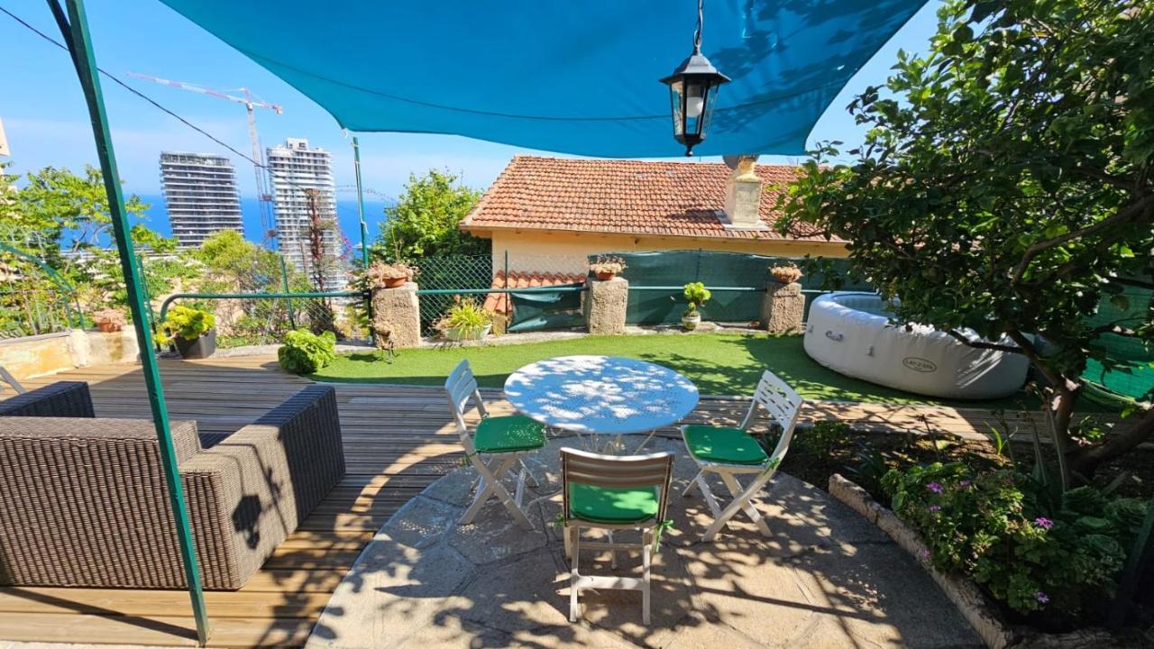 Maison Avec Jardin, Vue Mer Aux Portes De Monaco Beausoleil Exterior photo